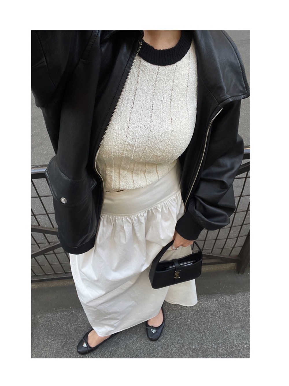 NA-KD Knitted Contrast Color Top